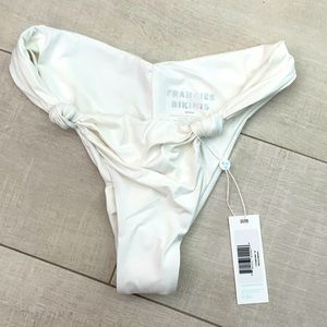 Frankie's bikini "Monica" bottom in white